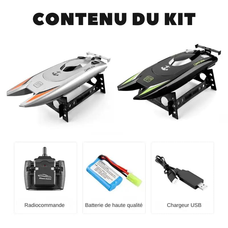 Bateau RC Prêt à Naviguer