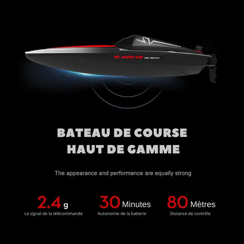 Bateau Téléguidé Eau de Mer