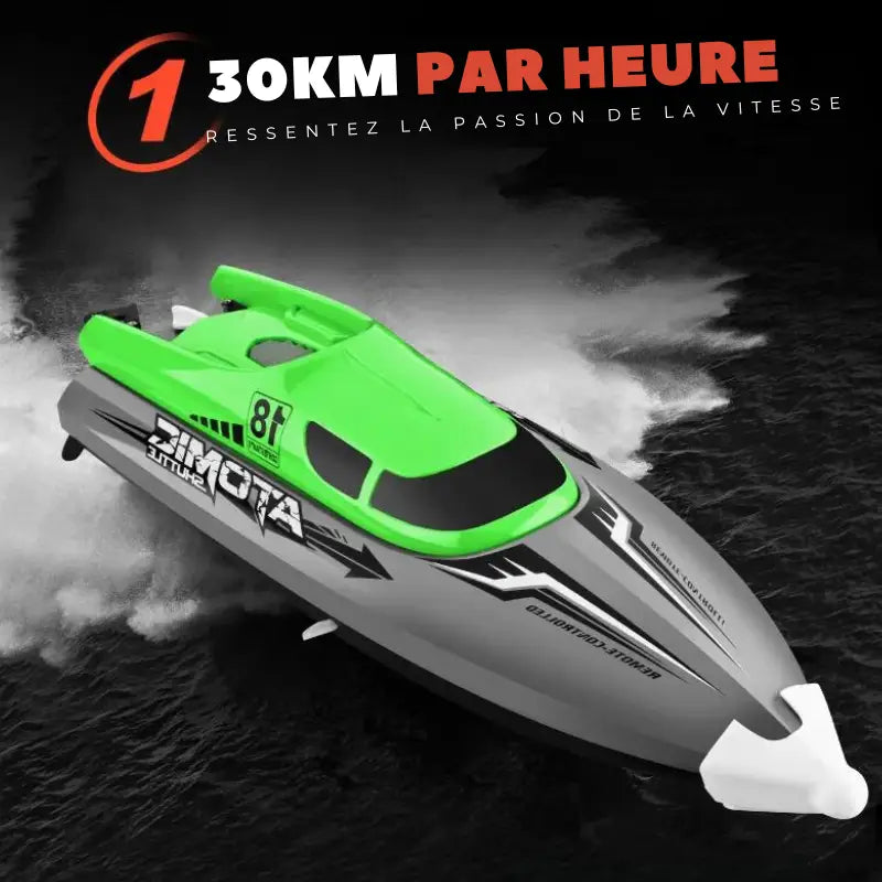 Bateau téléguidé Lac