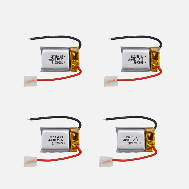 ensemble de batteries Lipo 3.7V 180mAh