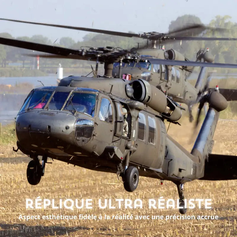 hélicoptère militaire black hawk