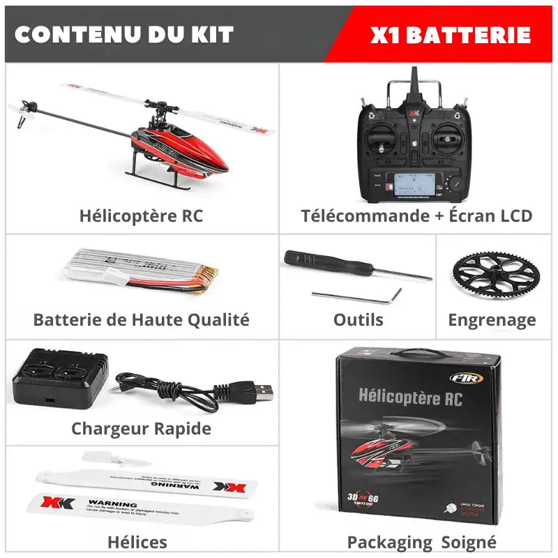 Hélicoptère RC Électrique