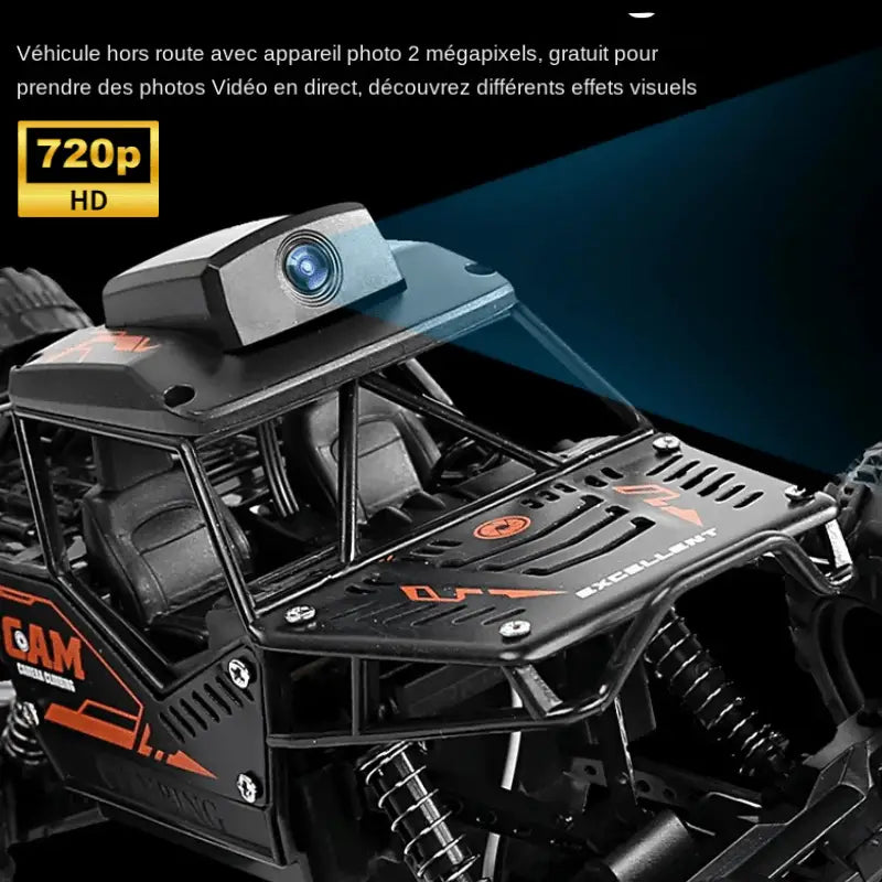 Voiture RC Tout-Terrain avec Caméra HD