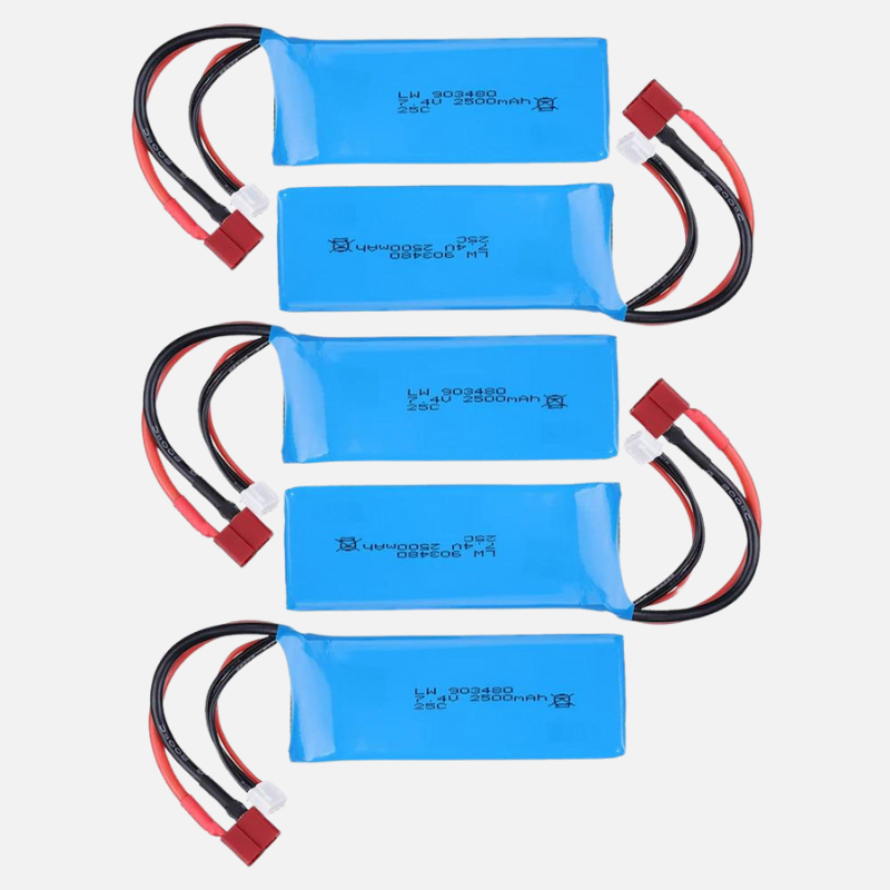 ensemble de batteries Lipo 2s